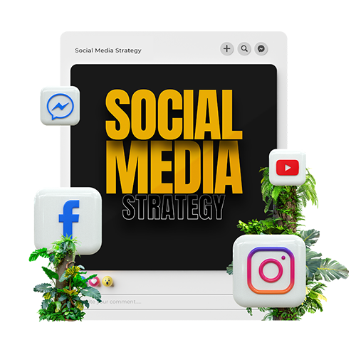 Social Media Strategy Development Mockup